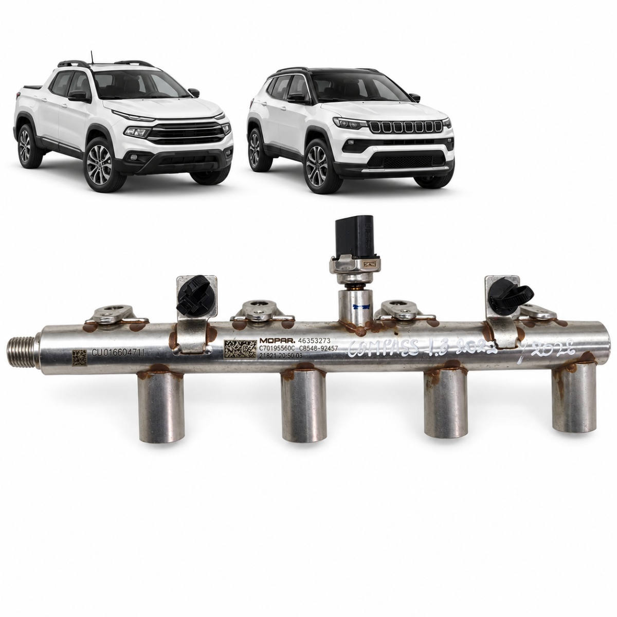 Flauta Injeçao Combustivel Toro Compass 1.3 21 A 26 46353273