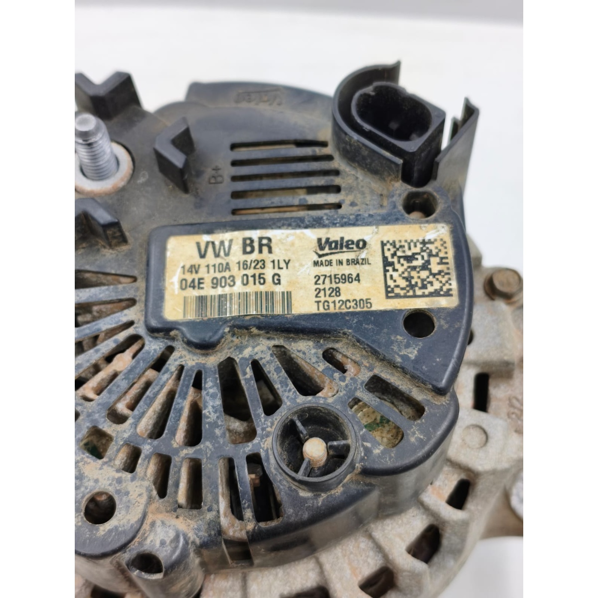 Alternador Original Vw Nivus 1.0 Tsi 04E903015G Usado - Imagem 2