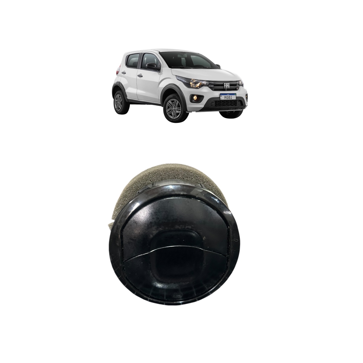 Difusor Saída De Ar Lateral Fiat Mobi 2015 A 2022 - Imagem 1
