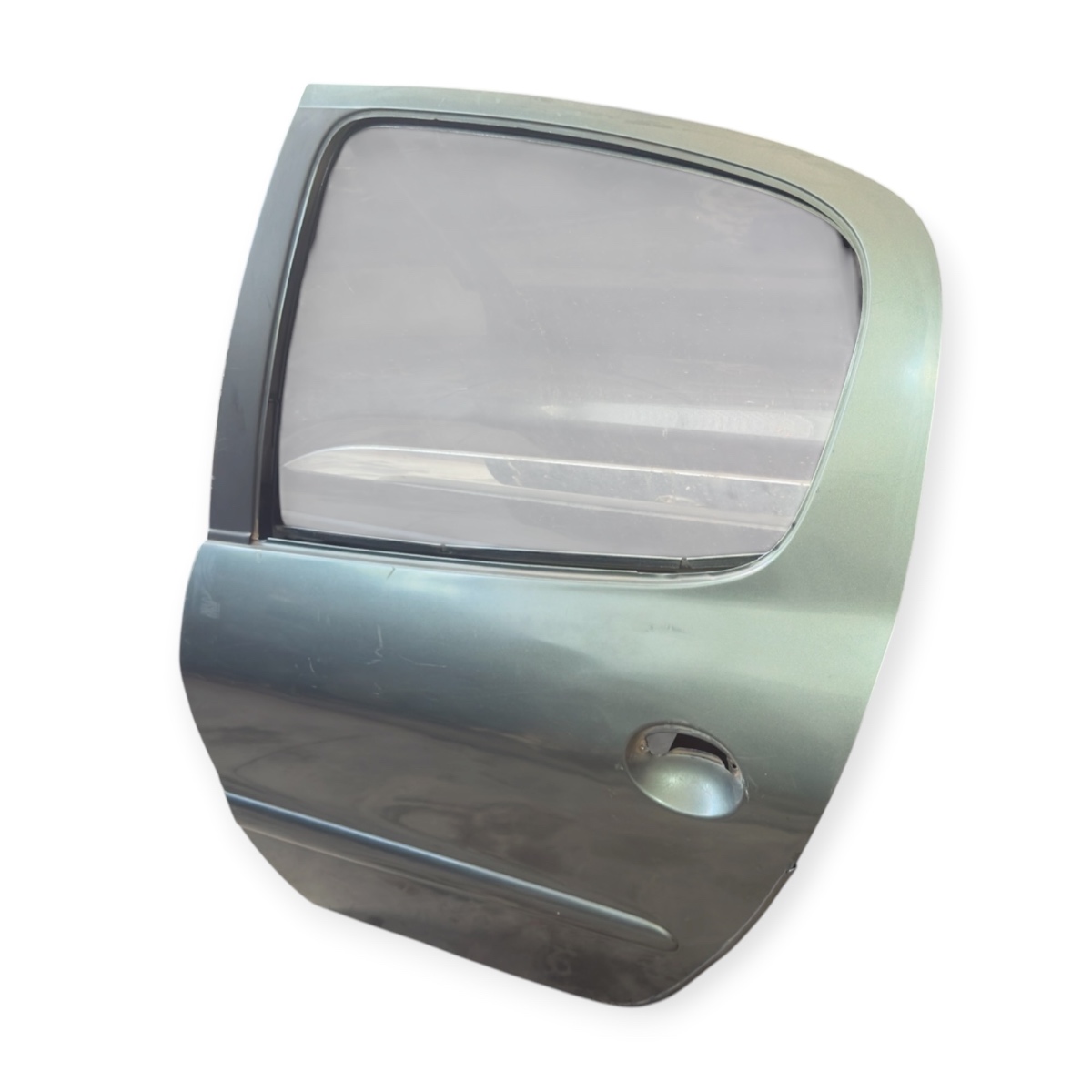 Porta Traseira Esquerda Peugeot 207 Sedan 2008/2014 Dianteira Esquerda Verde - Imagem 2