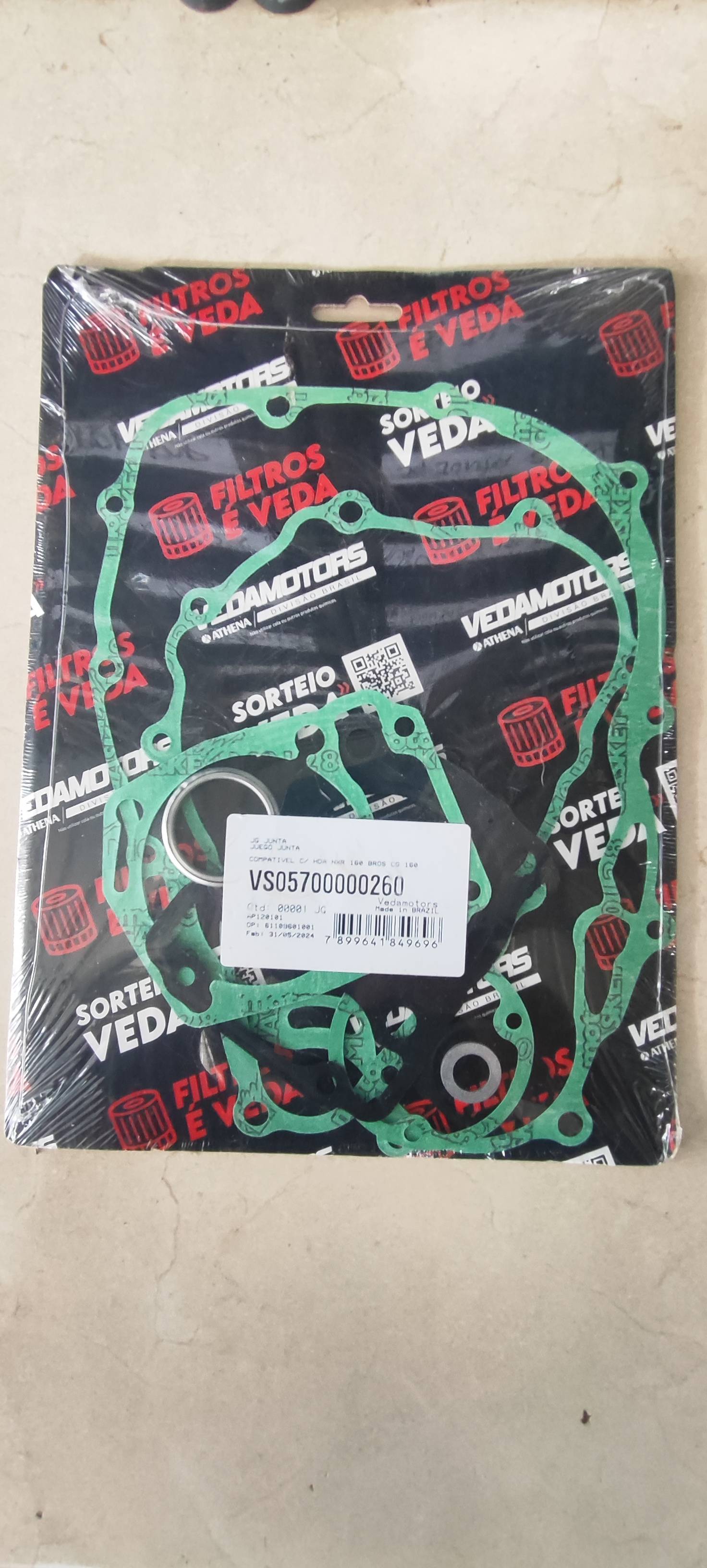 KIT JUNTA HONDA 160 - Imagem 1