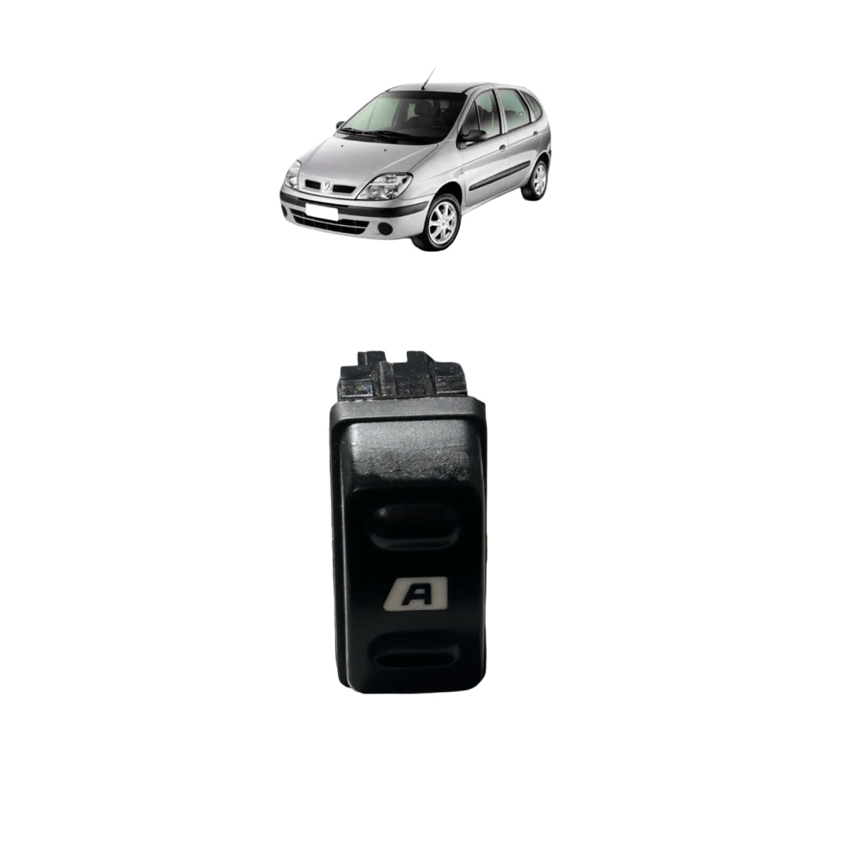 Botão  Eletrico Dian/trás Direito Citroen Xsara Picasso 2000 - Imagem 3