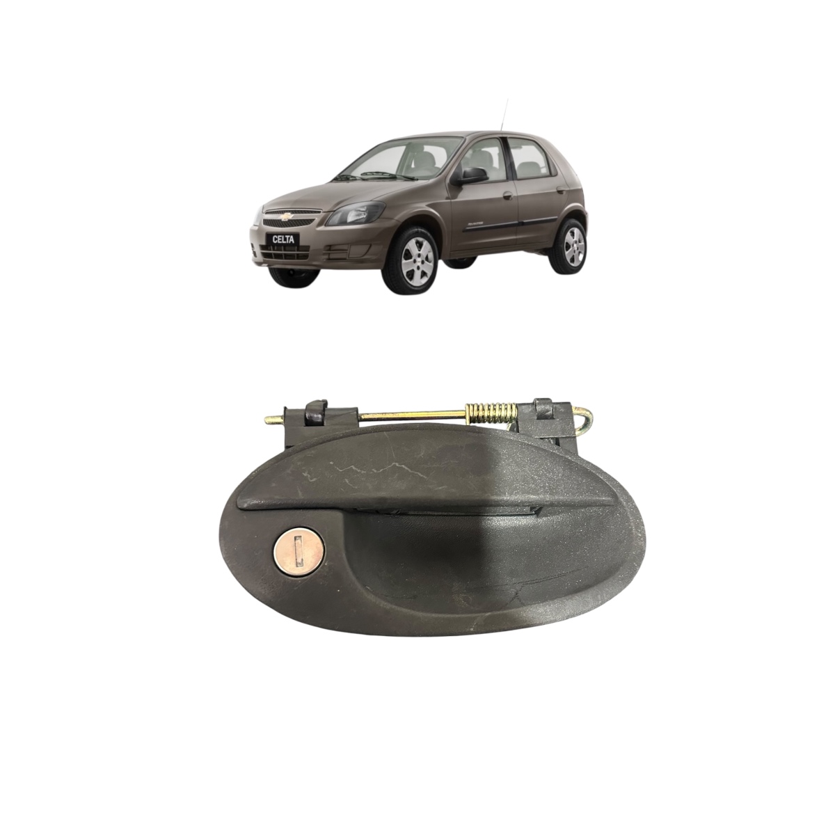 Maçaneta Externa Dianteira Direita Chevrolet Celta 2012 - Imagem 1