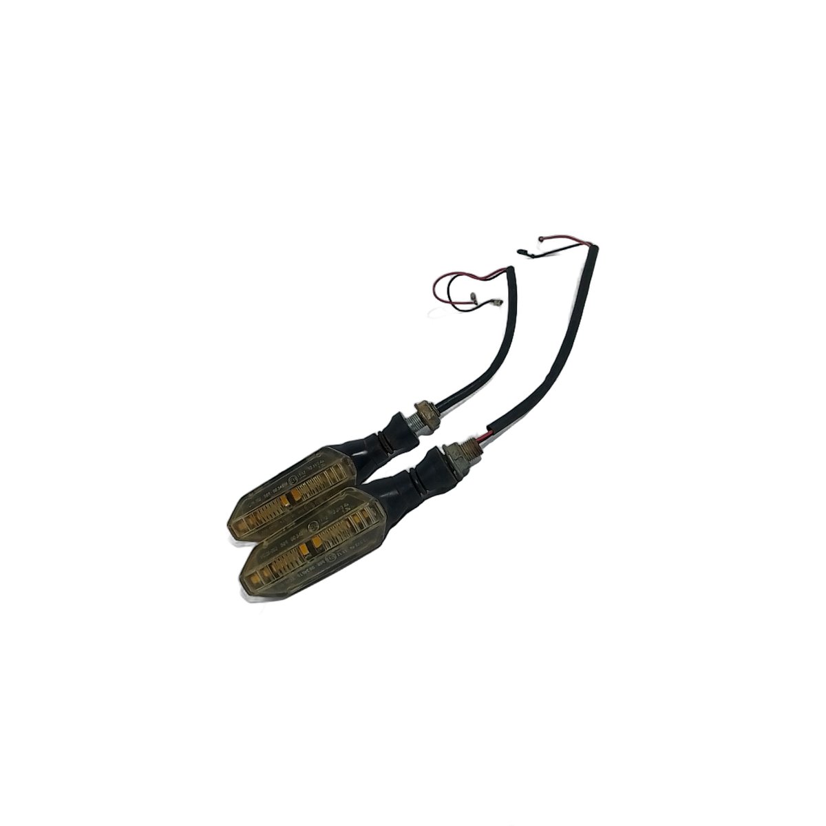Piscas De Led Motos Universal Titan / Fan / Cb 300 / Xre 300 Âmbar