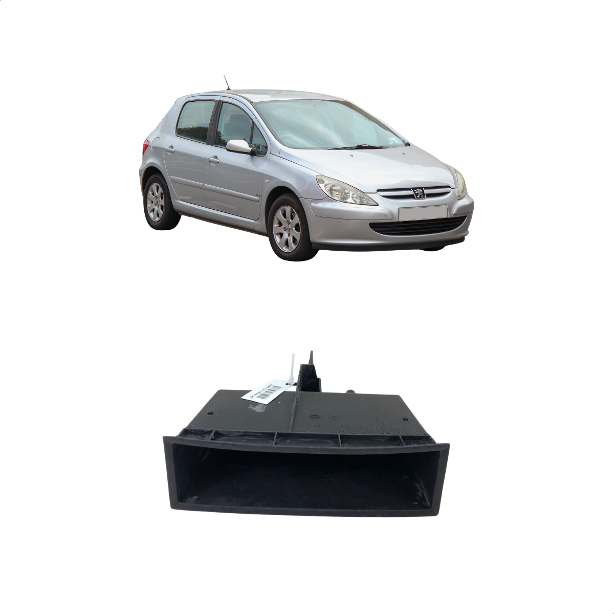 PORTA OBJETO PAINEL PEUGEOT 307 2002/2009 US.