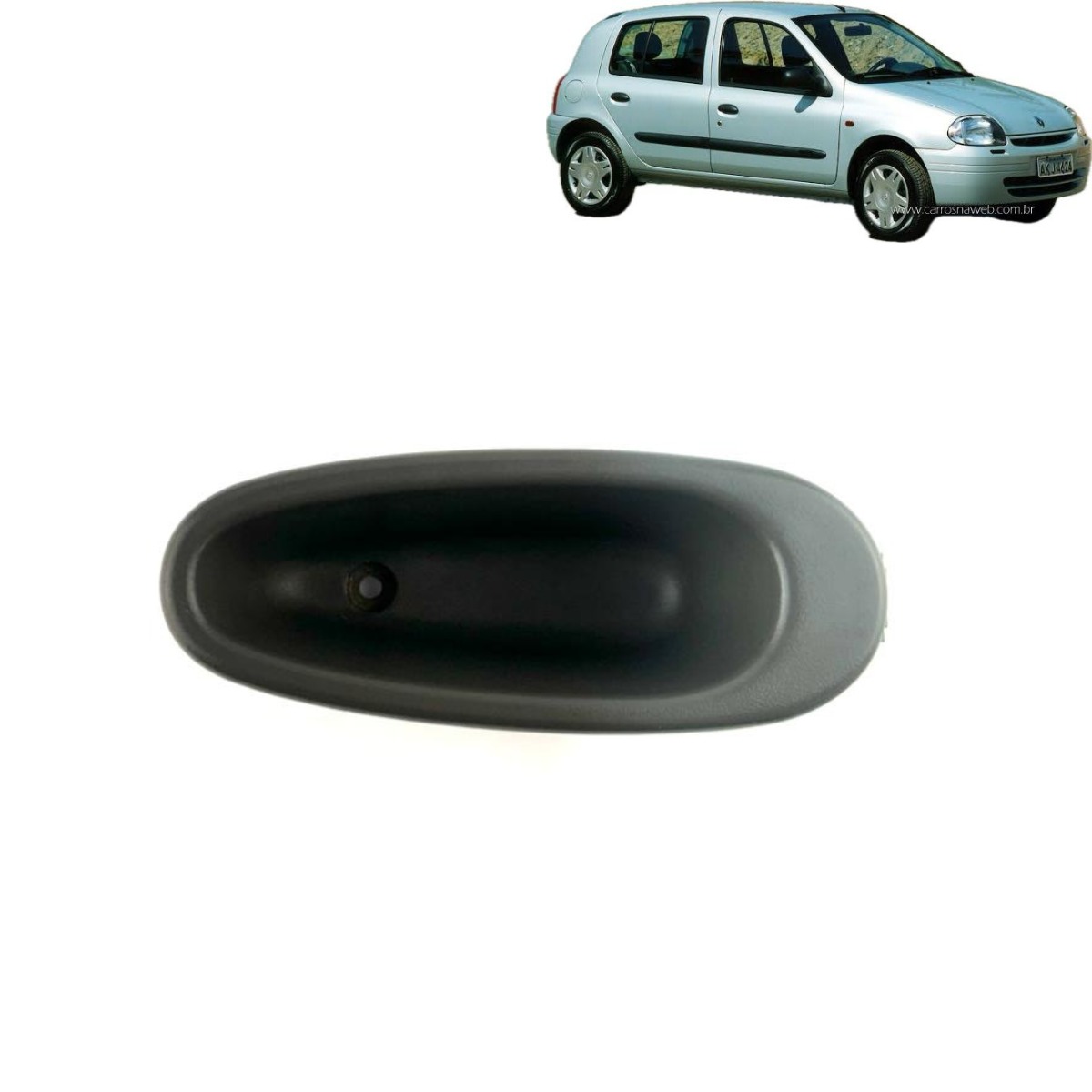 Moldura Puxador Interno Esquerdo Renault Clio 7700435057
