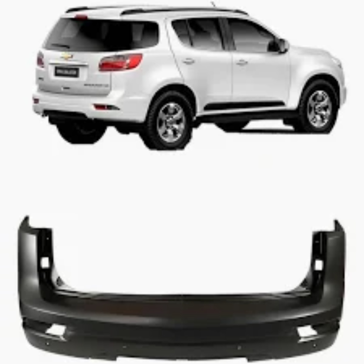 Para-choque Traseiro Chevrolet Trailblazer 2017/2022