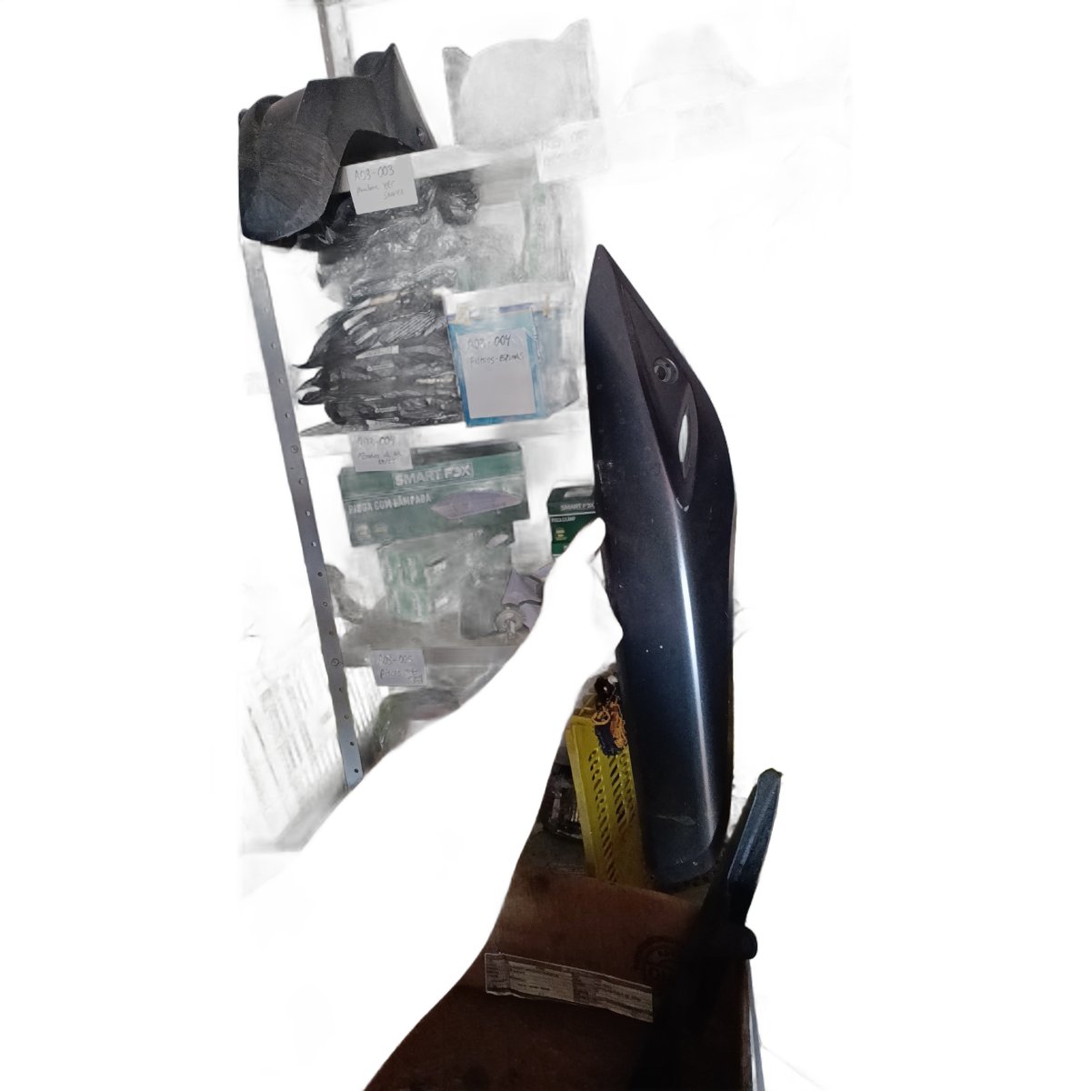 Protetor do escapamento XRE 190 - Imagem 1