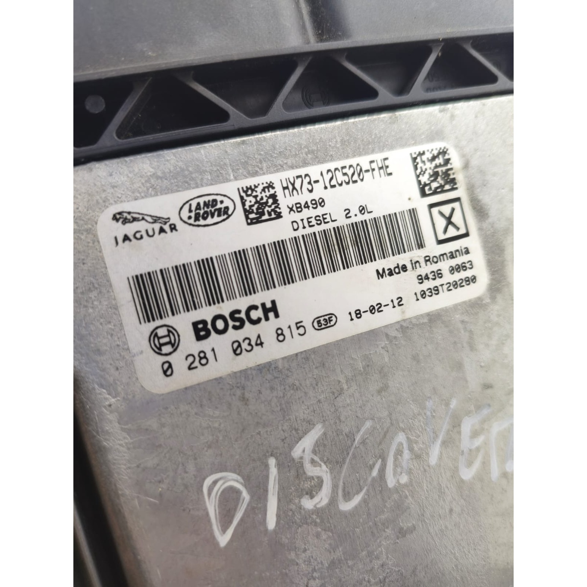 Módulo Injeção Land Rover Discovery 15/18 Hx7312C520Fhe - Imagem 4
