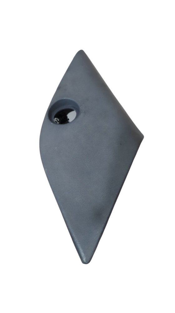 Moldura Interna Retrovisor Lado Direito Ford Ka 97/99 Cinza - Imagem 2