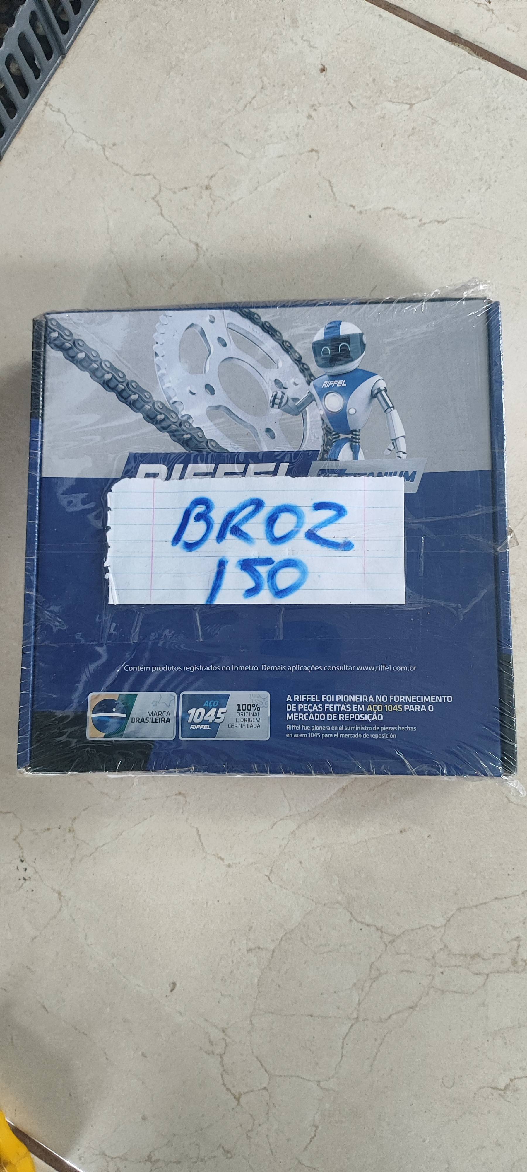 KIT TRANSMISSÃO BROZ 150 - Imagem 1
