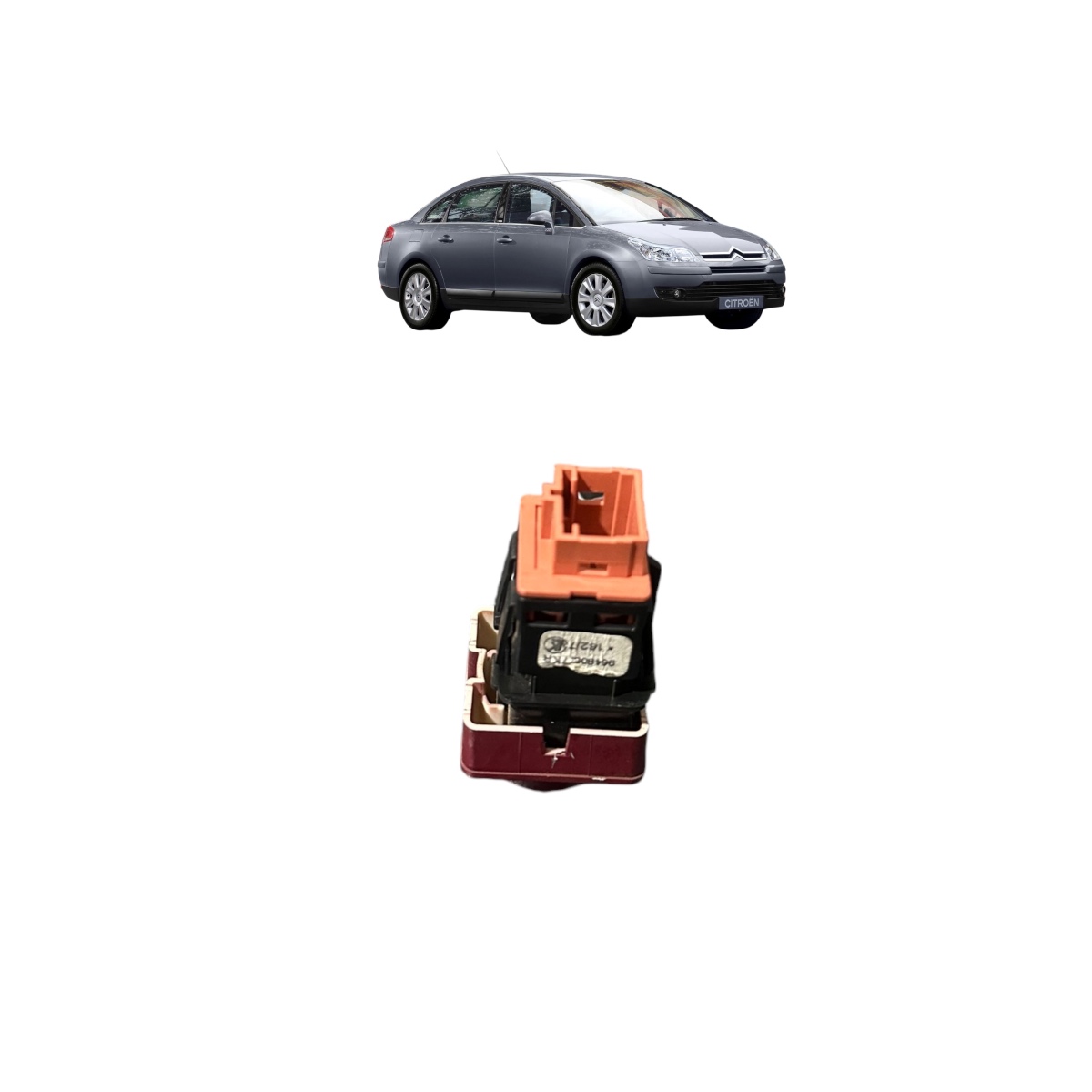 Botão Pisca Alerta Citroen C4 2007 A 2012 Cx31 Vermelho - Imagem 6