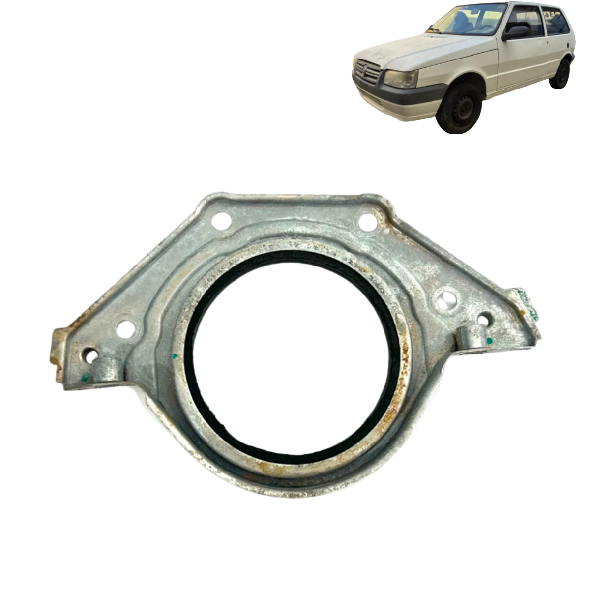 Flange Retentor Virabrequim Fiat Uno 1.0 8V Fire 3p 2005