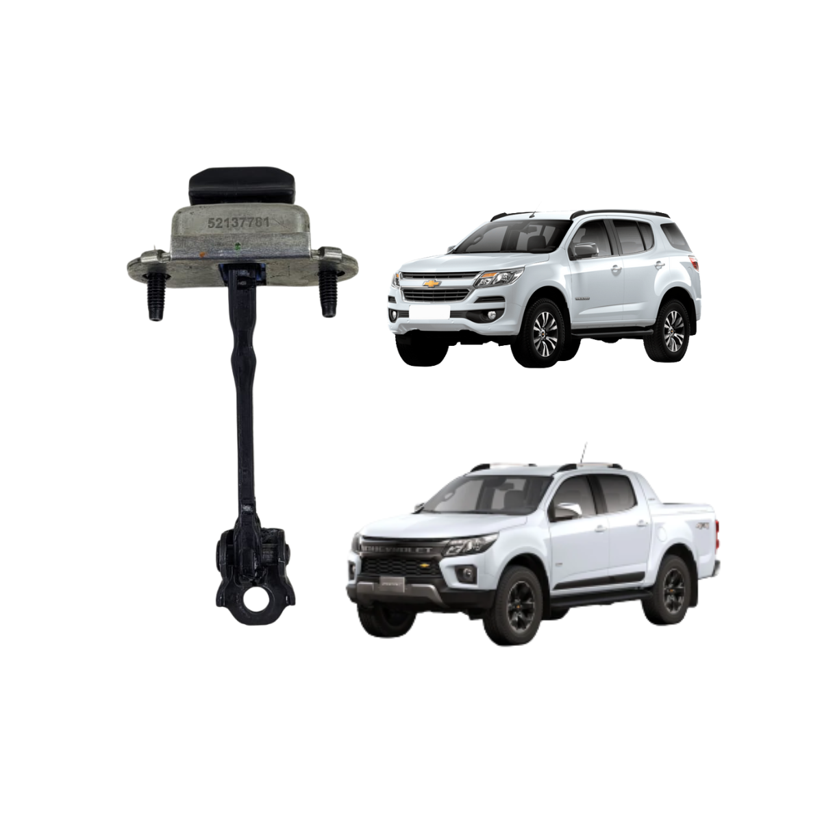 LIMITADOR DA PORTA DIANTEIRA S10/TRAIBLAZER 2012/2019 IN.