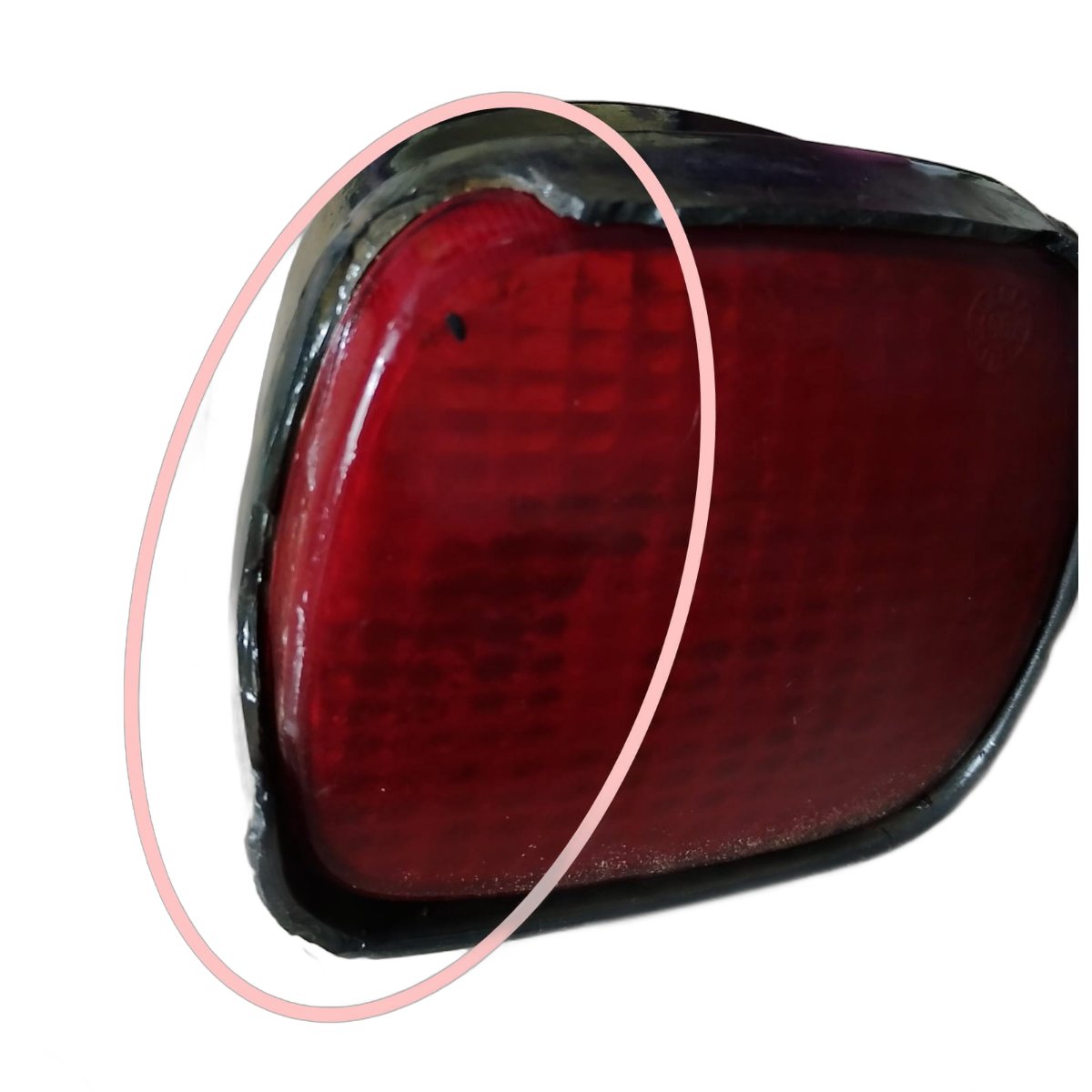 Lanterna Neblina Vw Gol 1995 A 2000 G2 Esquerdo/motorista Vermelho - Imagem 2