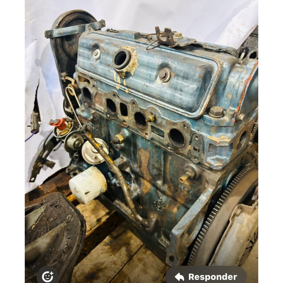 Motor Parcial Chevette Junior 1993 1.6 /8 v Original  C/Nota - Imagem 6