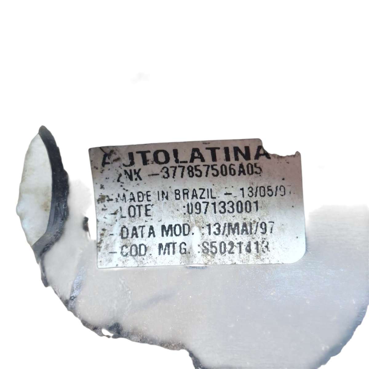 Moldura Interna Retrovisor Direito Vw Gol Parati 1996 1999 Preto - Imagem 5