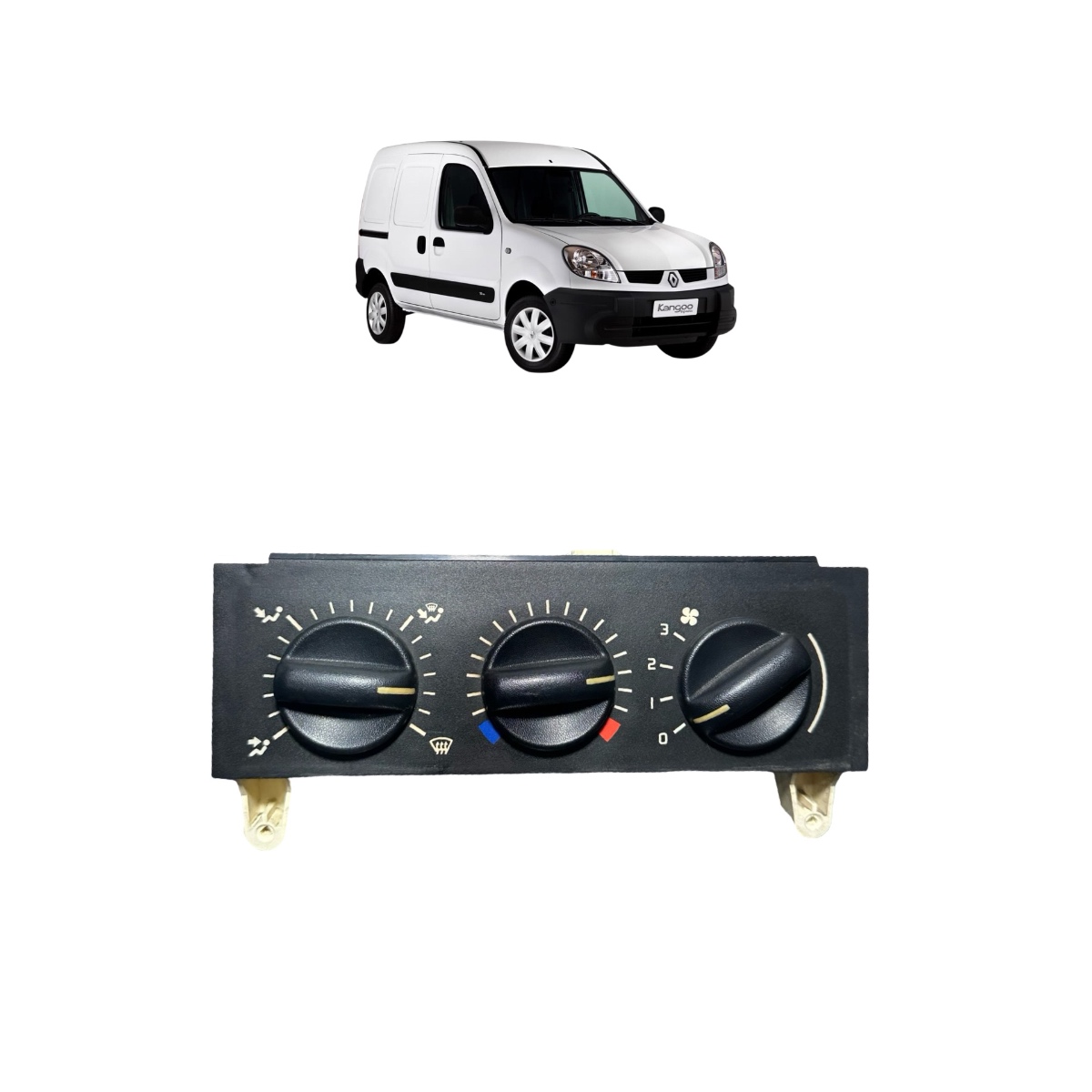 Comando De Ar Condicionado Renault Kangoo 1991/1999 Original - Imagem 1