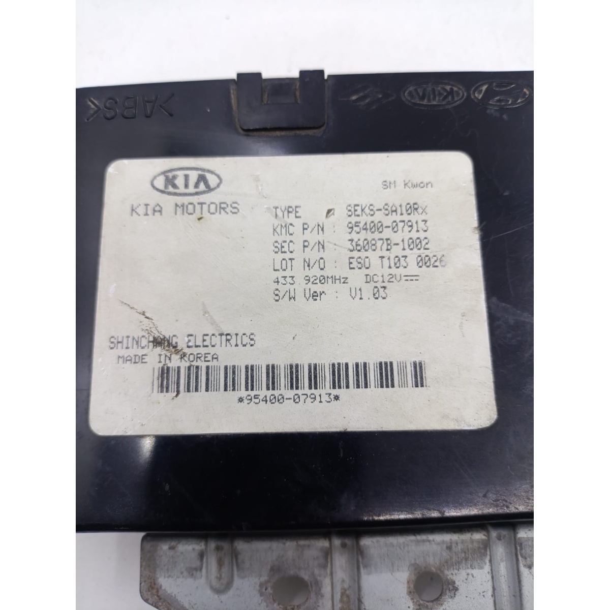 Modulo Conforto Kia Picanto 2010 2011 9540007913 Original - Imagem 4
