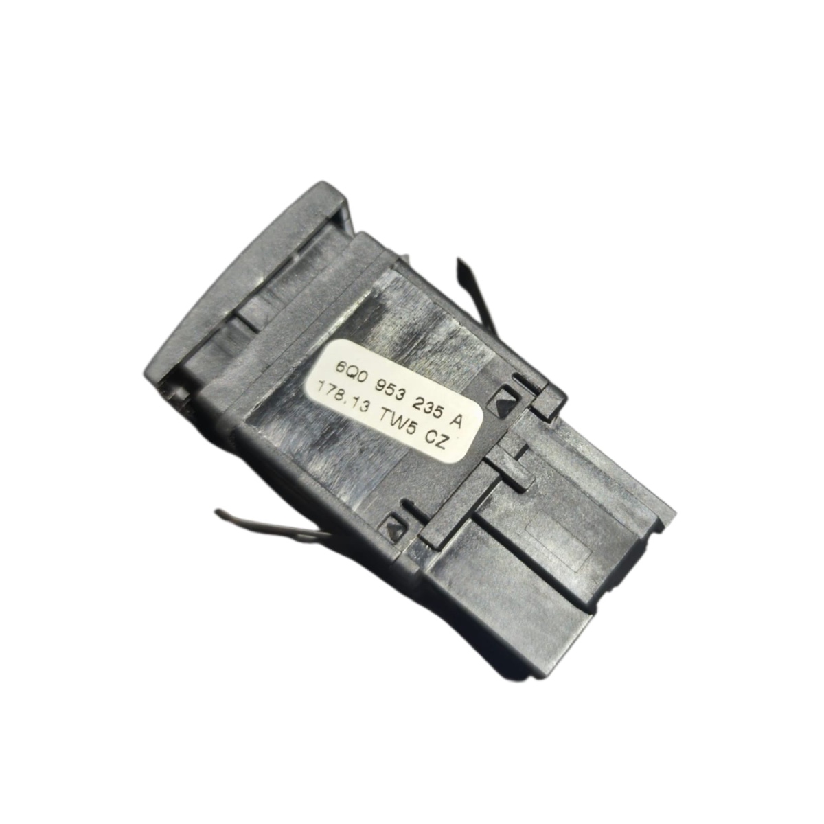Botão Interruptor Pisca Alerta Polo Original Vw 2003/2014 Preto Com Sã­mbolo Vermelho - Imagem 5