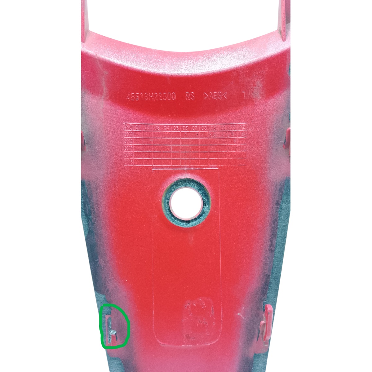 Carenagem Rabeta Central Traseira Dafra Riva 150 Original. - Imagem 3