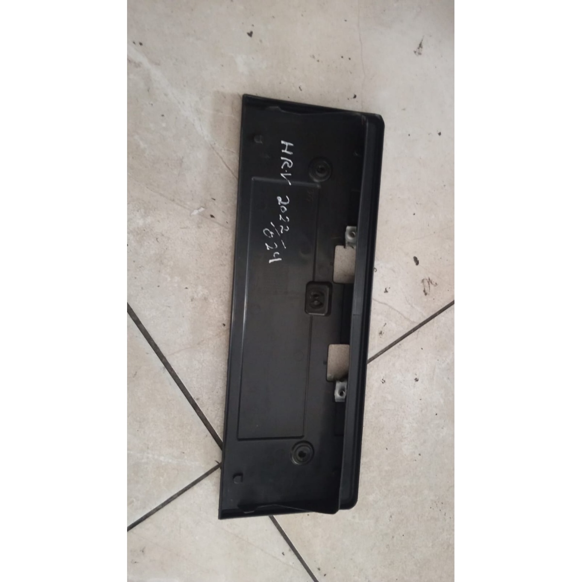 Suporte Placa Honda Hr-v 22/24 Preto - Imagem 3