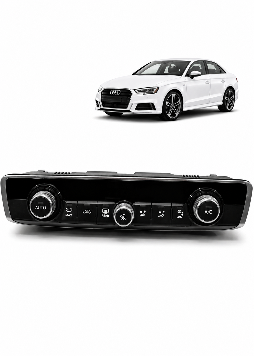 Comando Digital Ar Condicionado Audi A3 2016 8v0820043 - Imagem 1