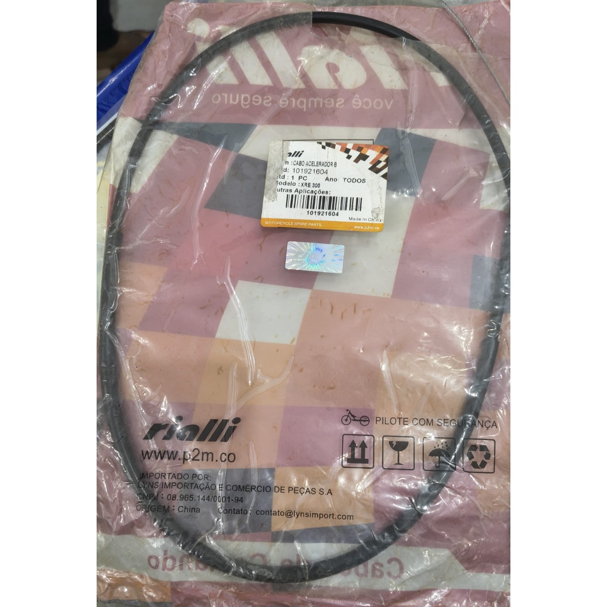 Cabo B Acelerador XRE300 - Imagem 1