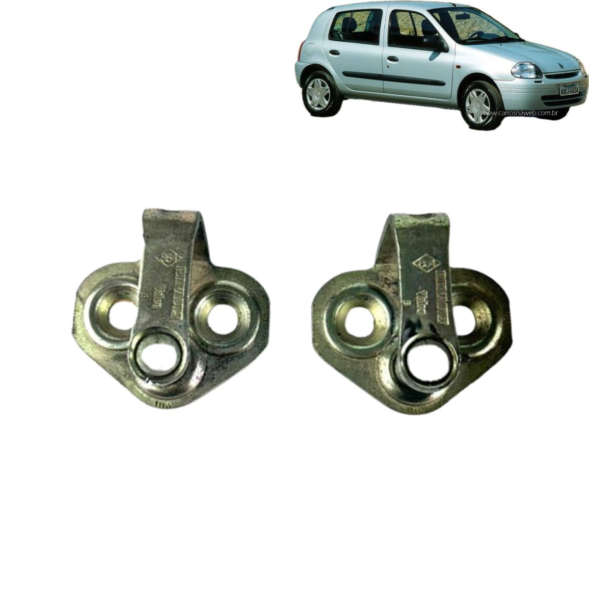 Batente Fechadura Porta Clio Scenic Megane Twingo Original