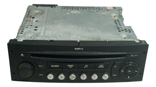 Rádio Cd Player Citroen C4 Pallas 2007 A 2011 96665701xt