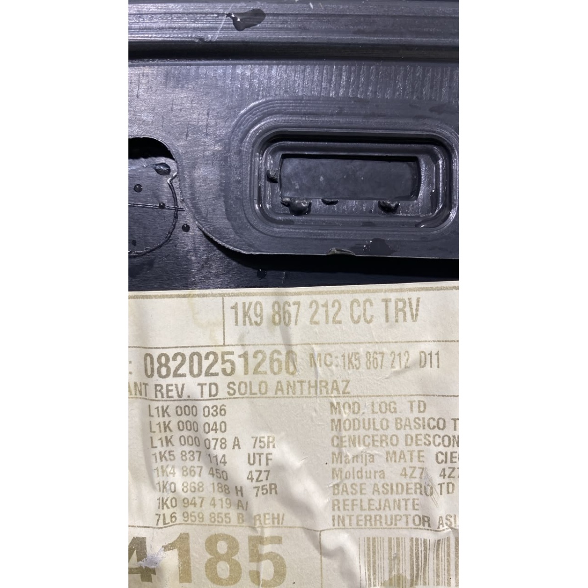 Forro Porta Diant/Dir Golf Variant 2007 a 2009 1K9867212Cc - Imagem 6