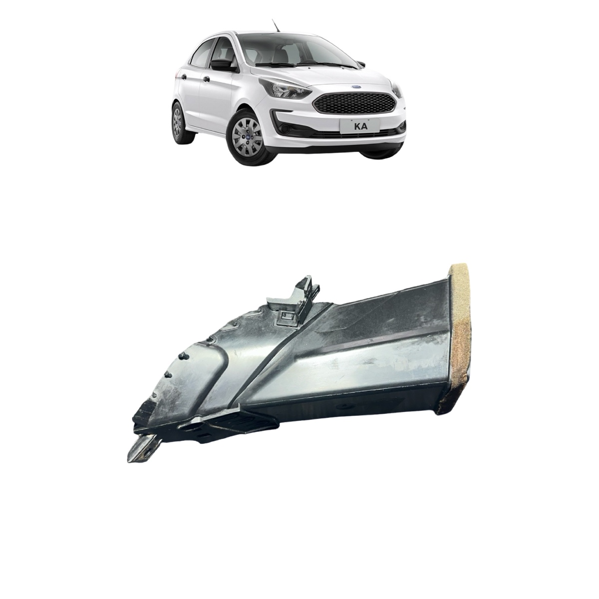 Difusor Ar Central Ford Ka Lado Direito 1.0 2017 E3B5A01820A - Imagem 3