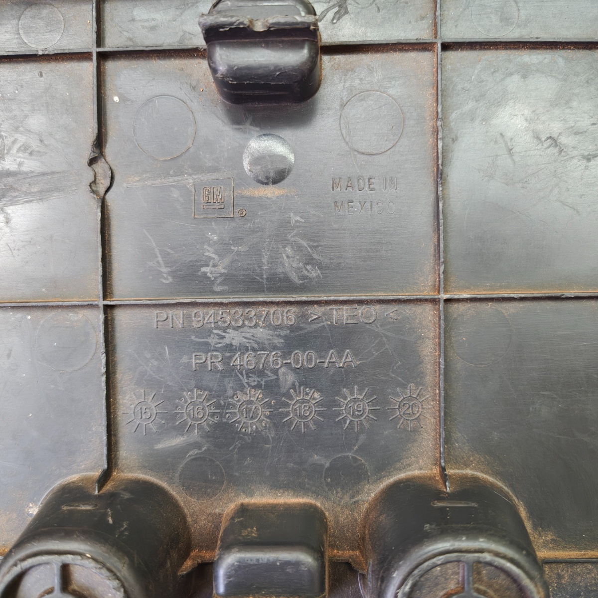 Suporte Placa Dianteira Equinox 2017 A 2023 - Imagem 7