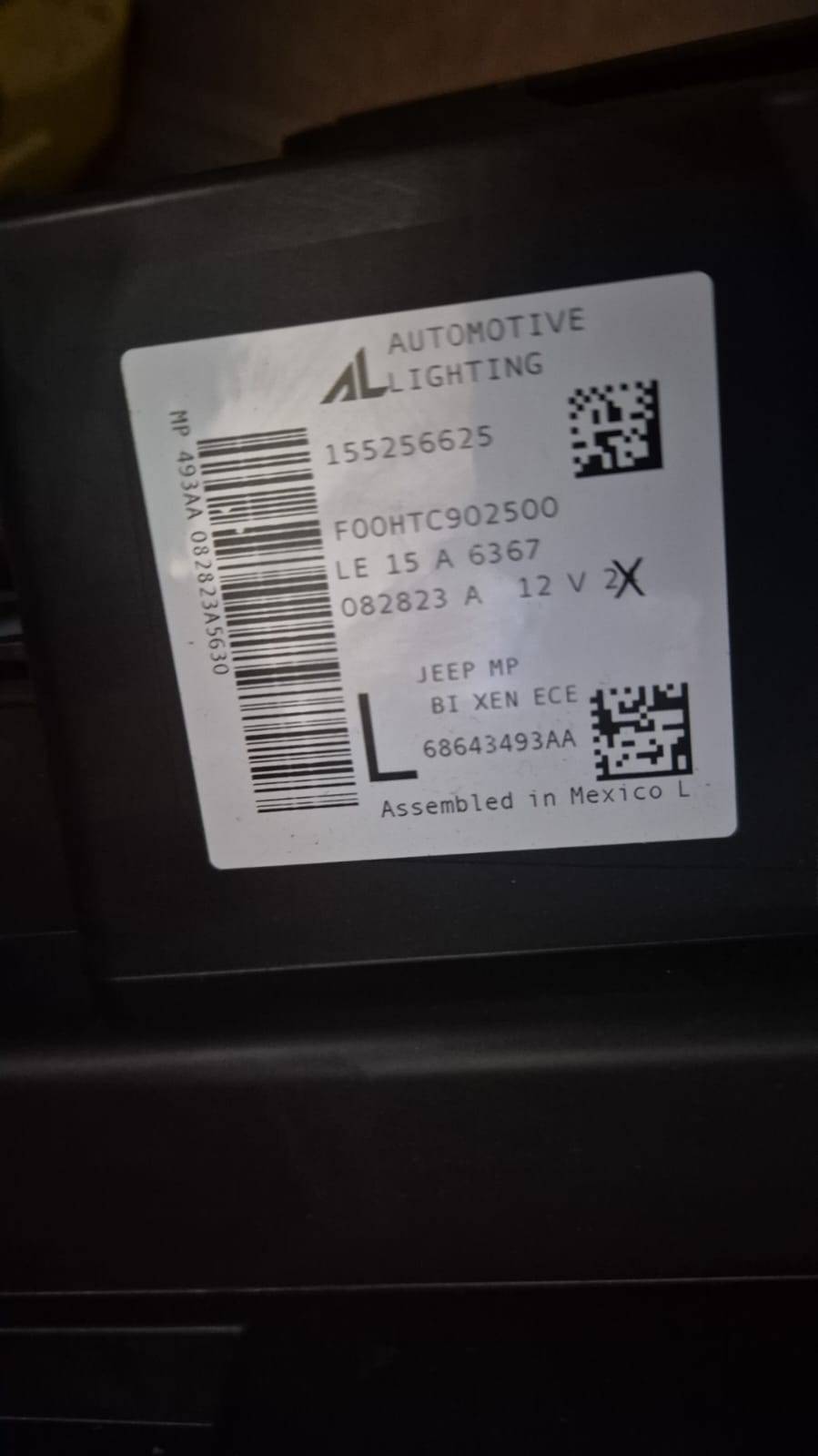 Farol Esquerdo LED Xenon Jeep Compass 2016/2021 - Imagem 2