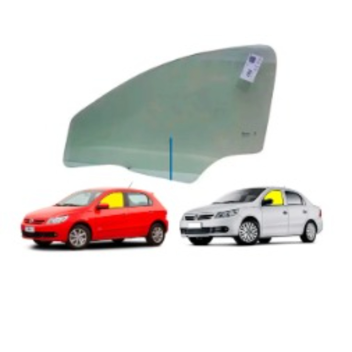 Vidro Pt Vw Gol G5/G6/G7/G8 09/23 Diant Esquerdo