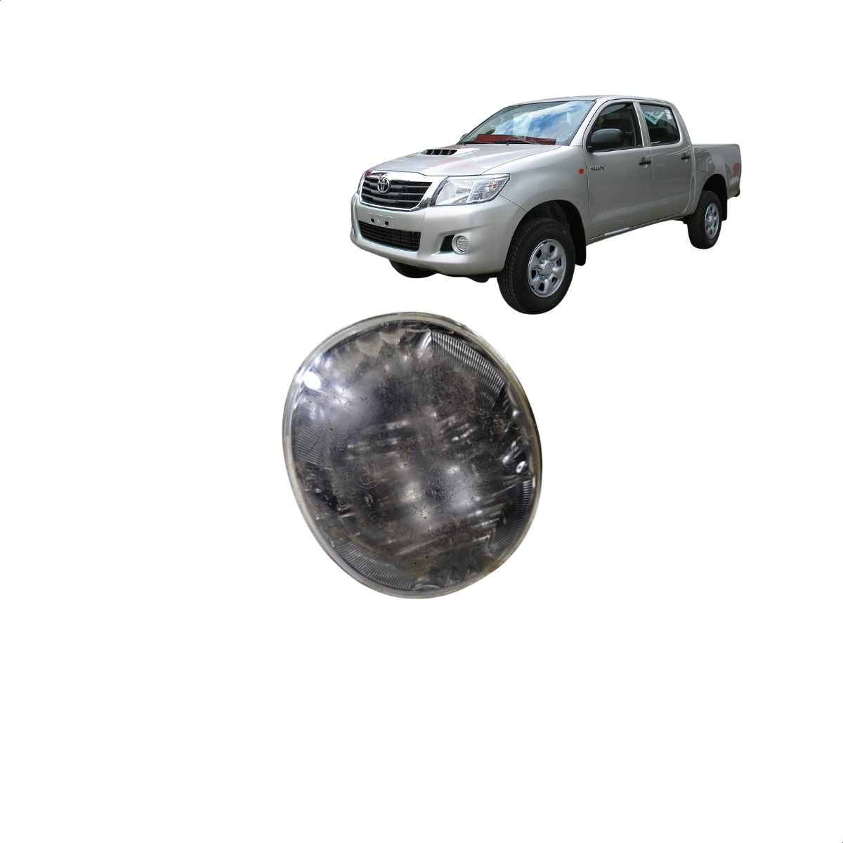 FAROL DE MILHA DIREITO HILUX/SW4 2009/2012 IN.