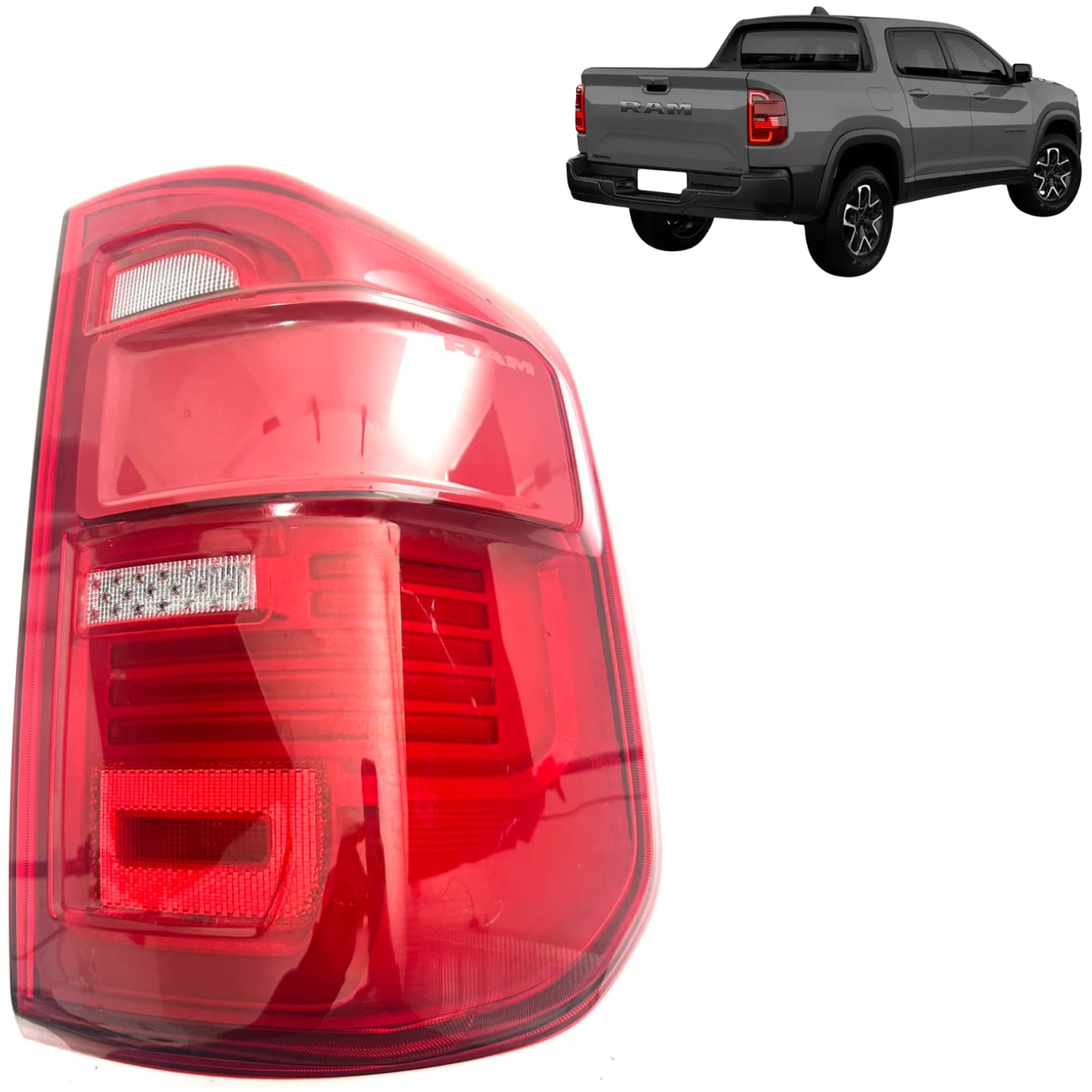 Lanterna Traseira Direita RAM Rampage Rebel 2023 e 2024