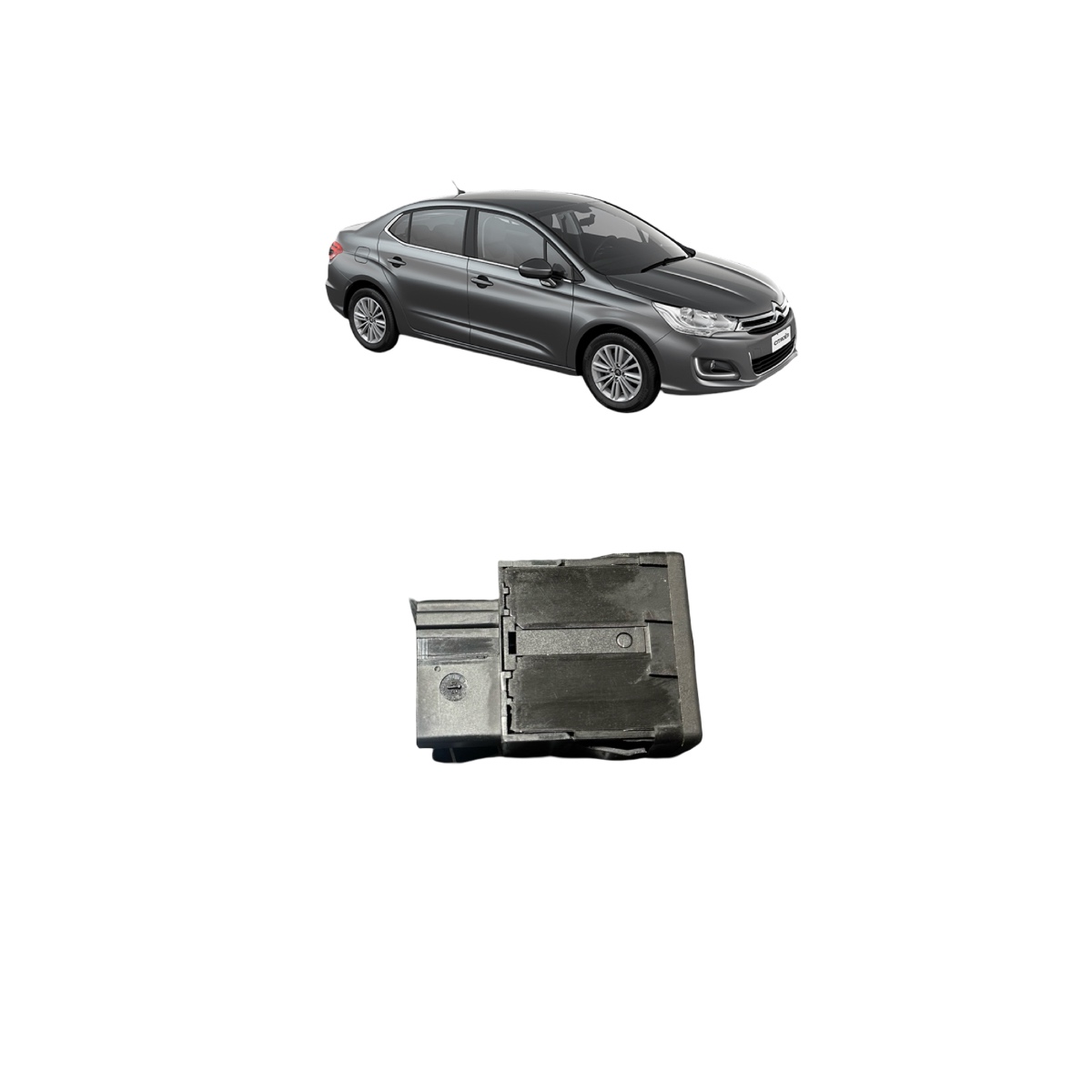 Botão Regulagem Farol Citroën C4 Painel Citroen C4 2003/2013 - Imagem 4