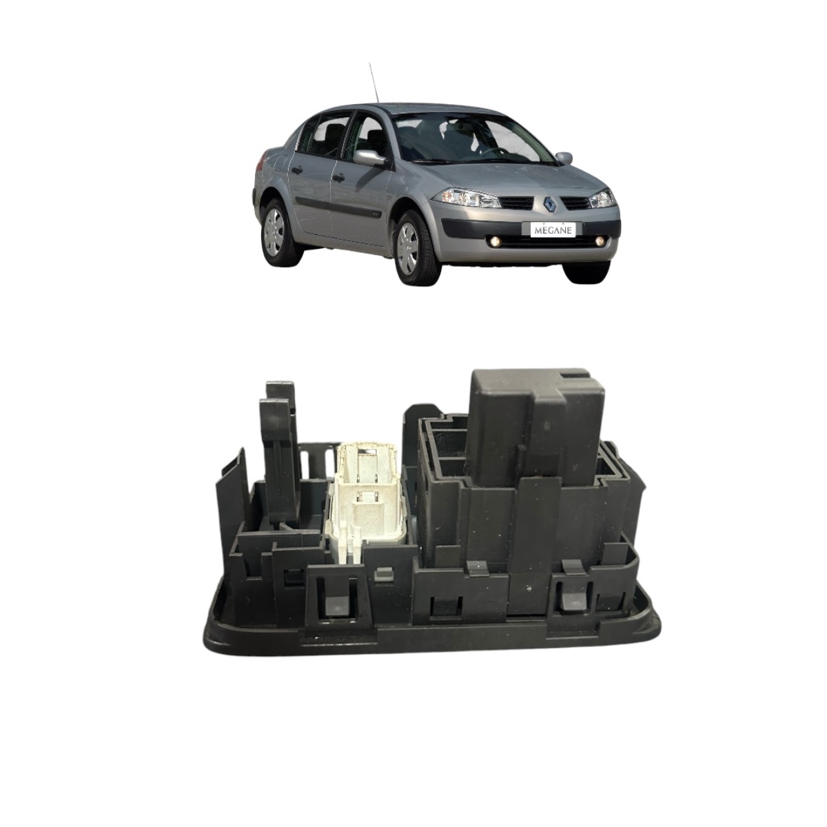 Comando Botão Regulagem De Farol Renault Megane 2008 A 2012 - Imagem 4