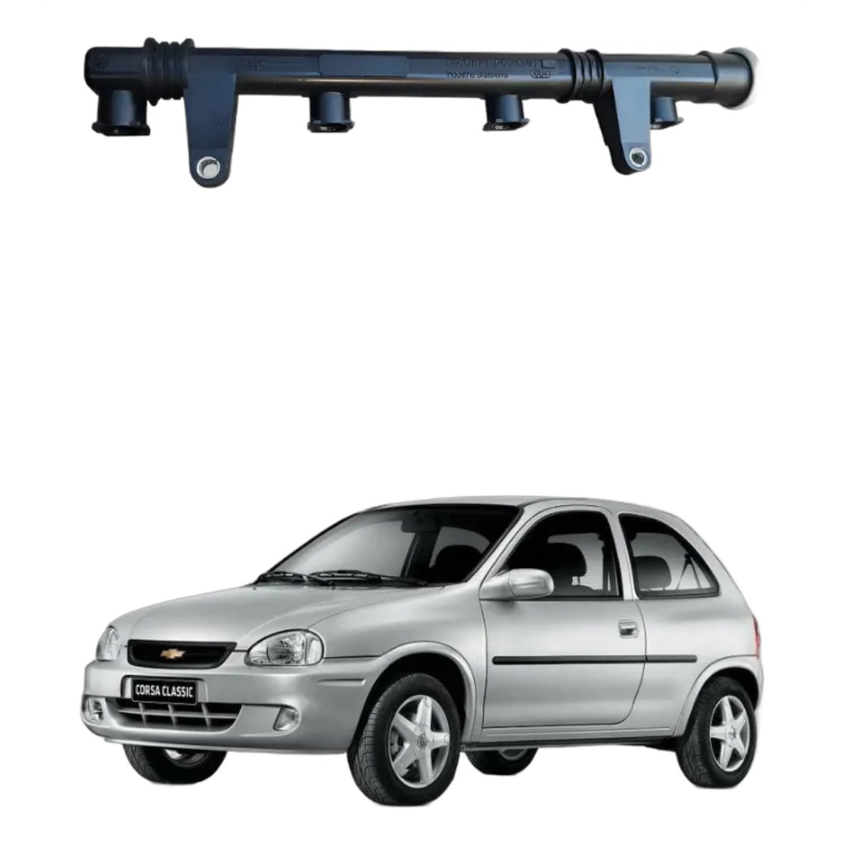 Flauta Bico Injetor Corsa Celta Prisma Montana 1.4 94702525