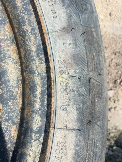 RODA RENAULT 5 FUROS C PNEU 215/65 R16 BRIGESTONE - Imagem 2