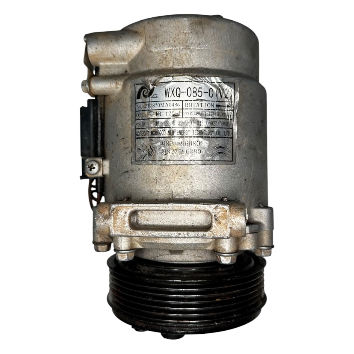 Compressor De Ar Condicionado Citroën C4 Cactus