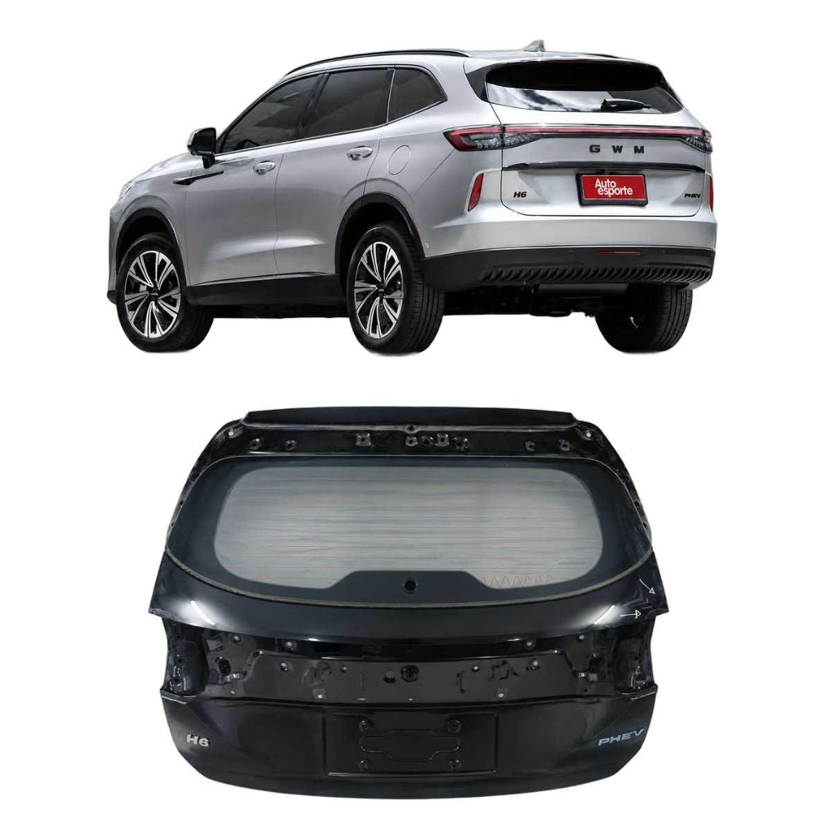 Tampa traseira GWM Haval H6  2024/2025