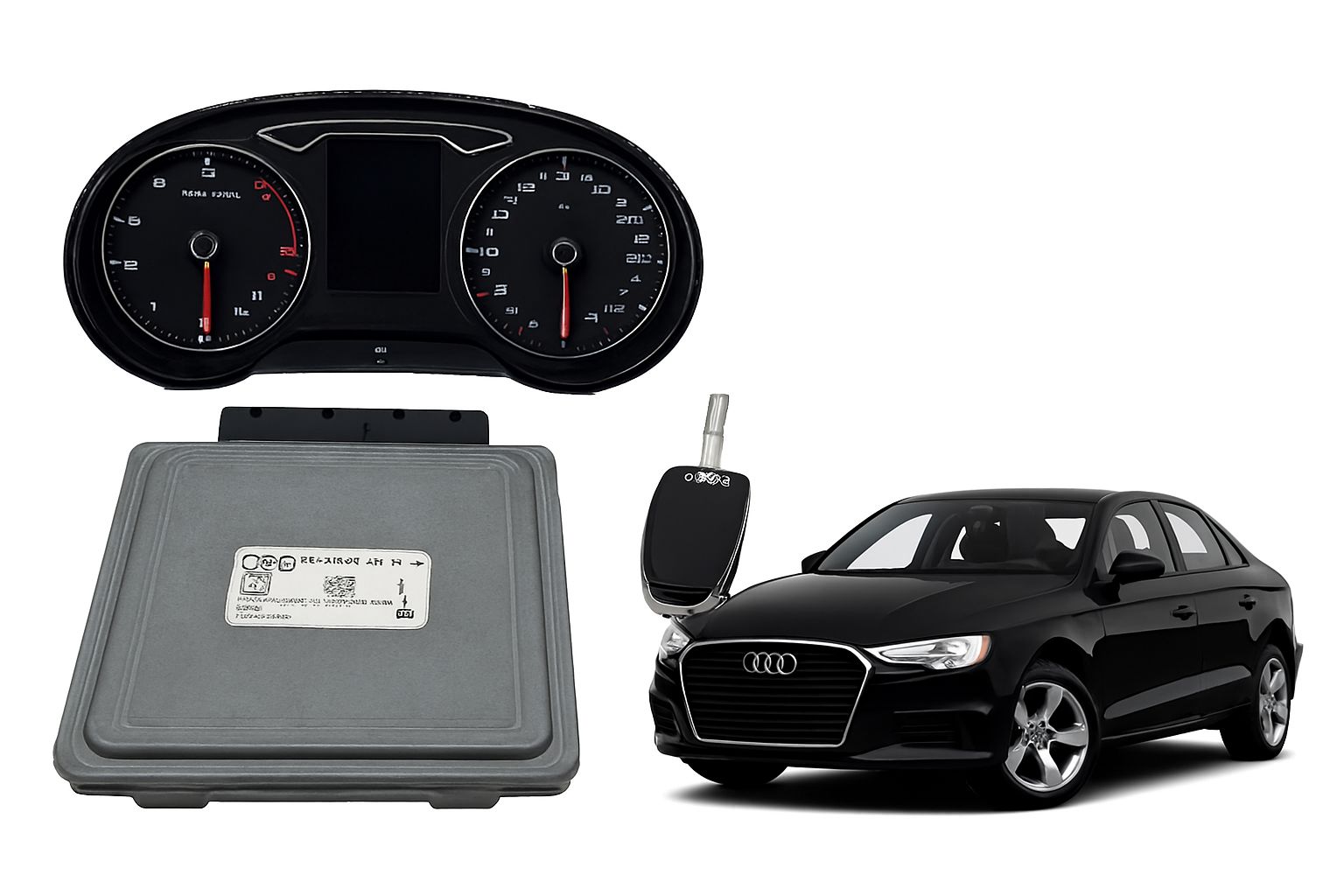 Kit Code Modulo Injeção Audi A3 1.4 Tfsi 04E907309A - Imagem 1