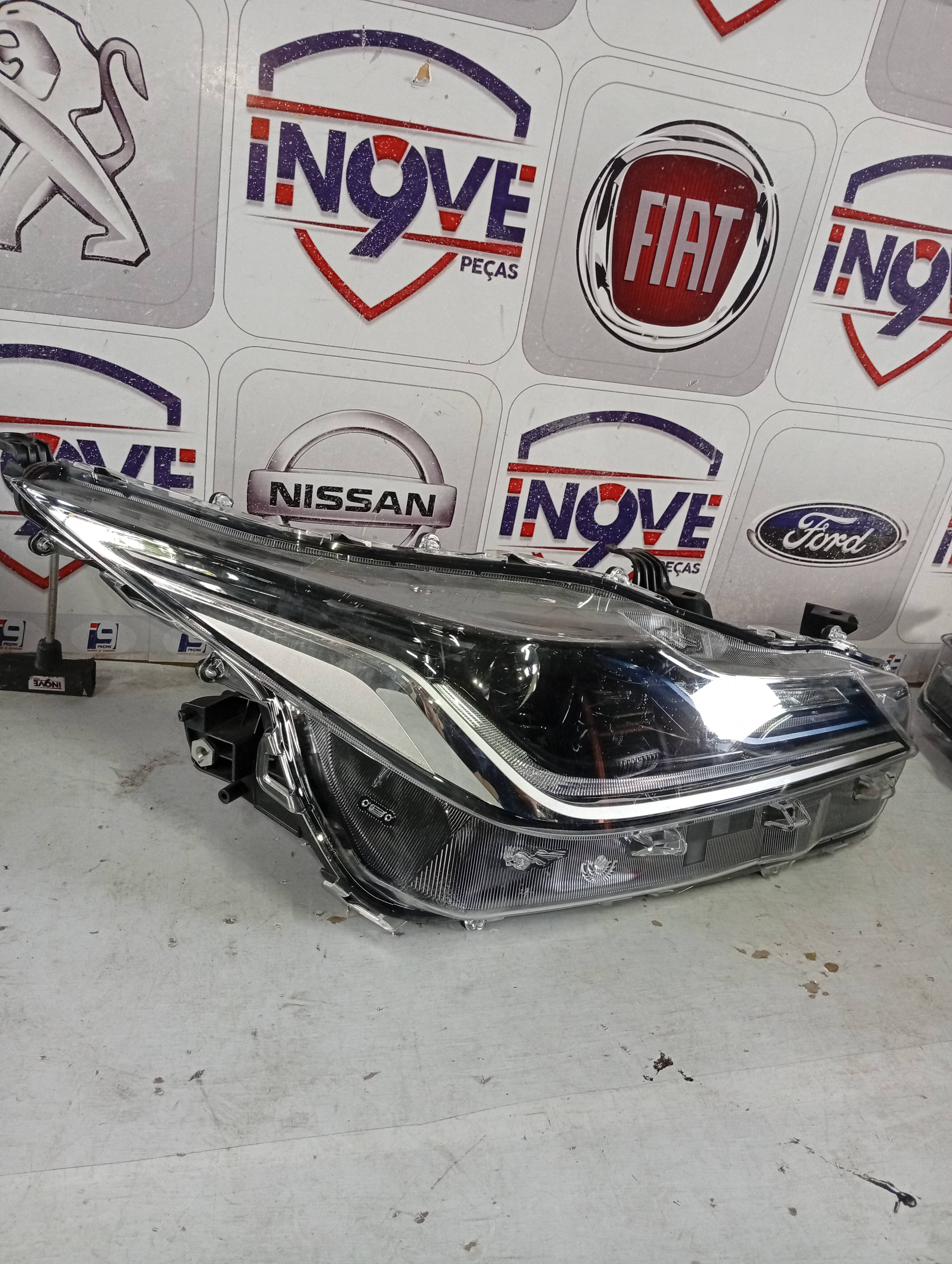 Farol Toyota Corolla Híbrido LED 2020 a 2024 Friso Azul - Imagem 2