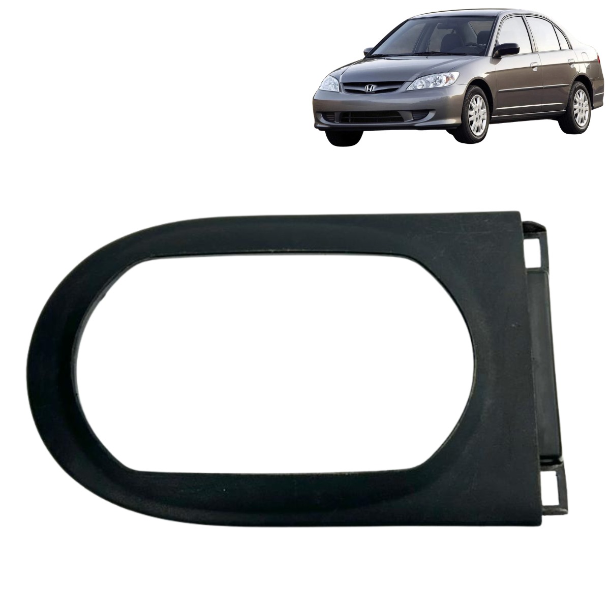 Acabamento Coifa Câmbio Console Central Honda Civic 77295s5a Preto/cinza
