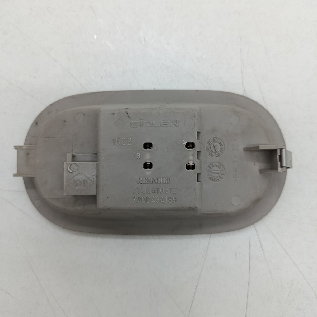 Luz Teto Cortesia Renault Clio 2003 04 05 06 07 7700410612 - Imagem 4