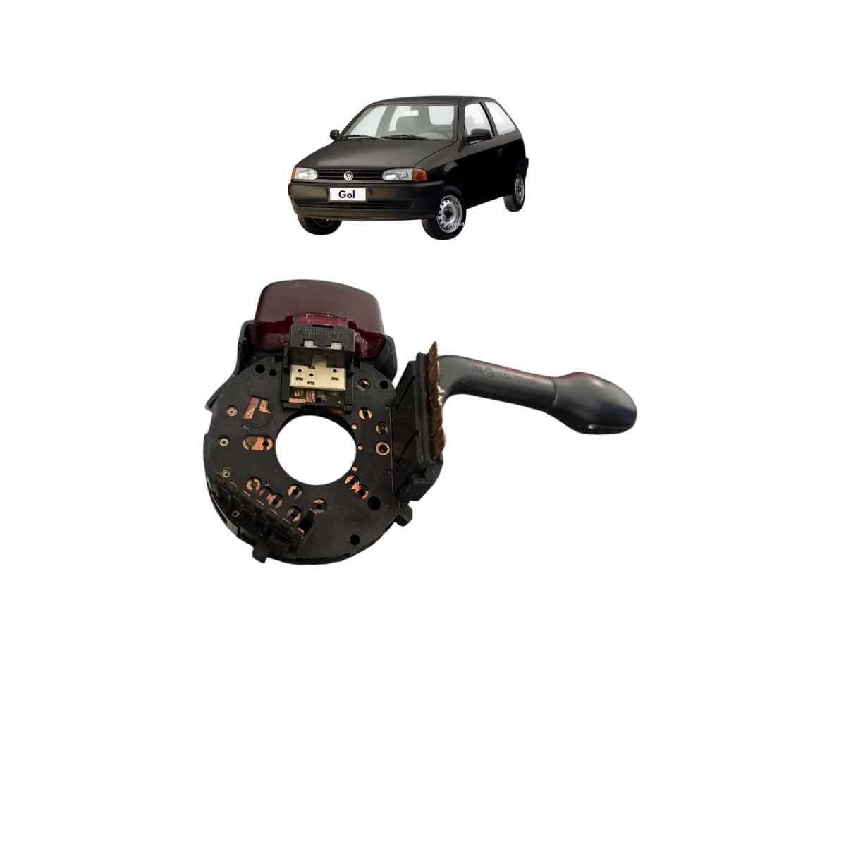 Chave De Seta Com Pisca Alerta Gol G3 1999 2013 Original Preto - Imagem 5