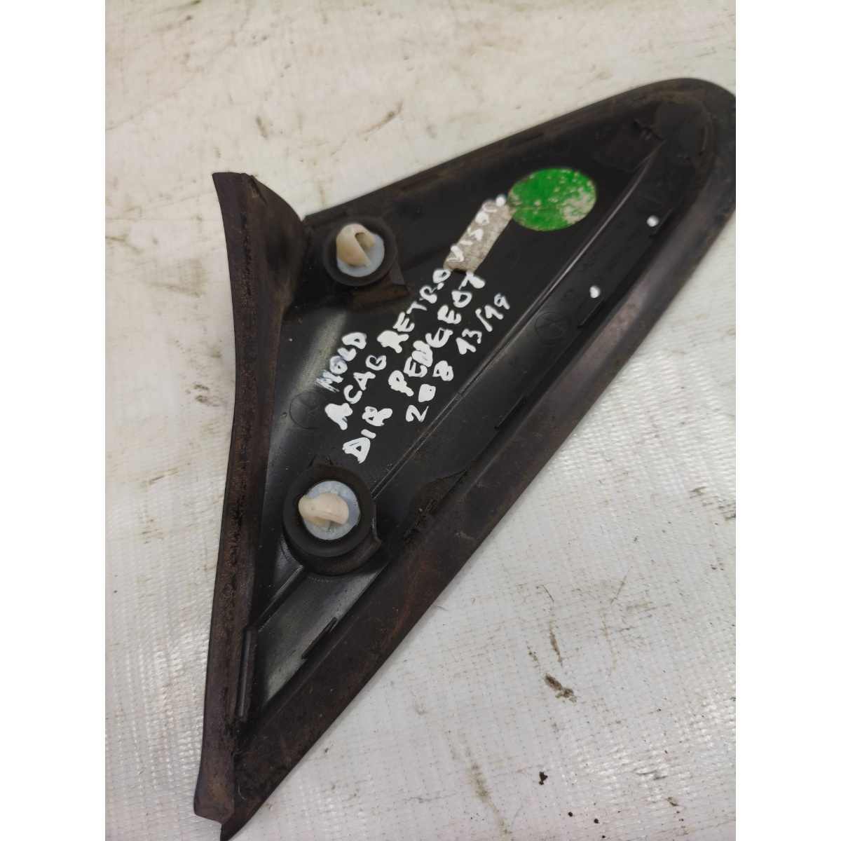 Acabamento Retrovisor Dir Peugeot 208 13/19 9807377077 Preto - Imagem 6
