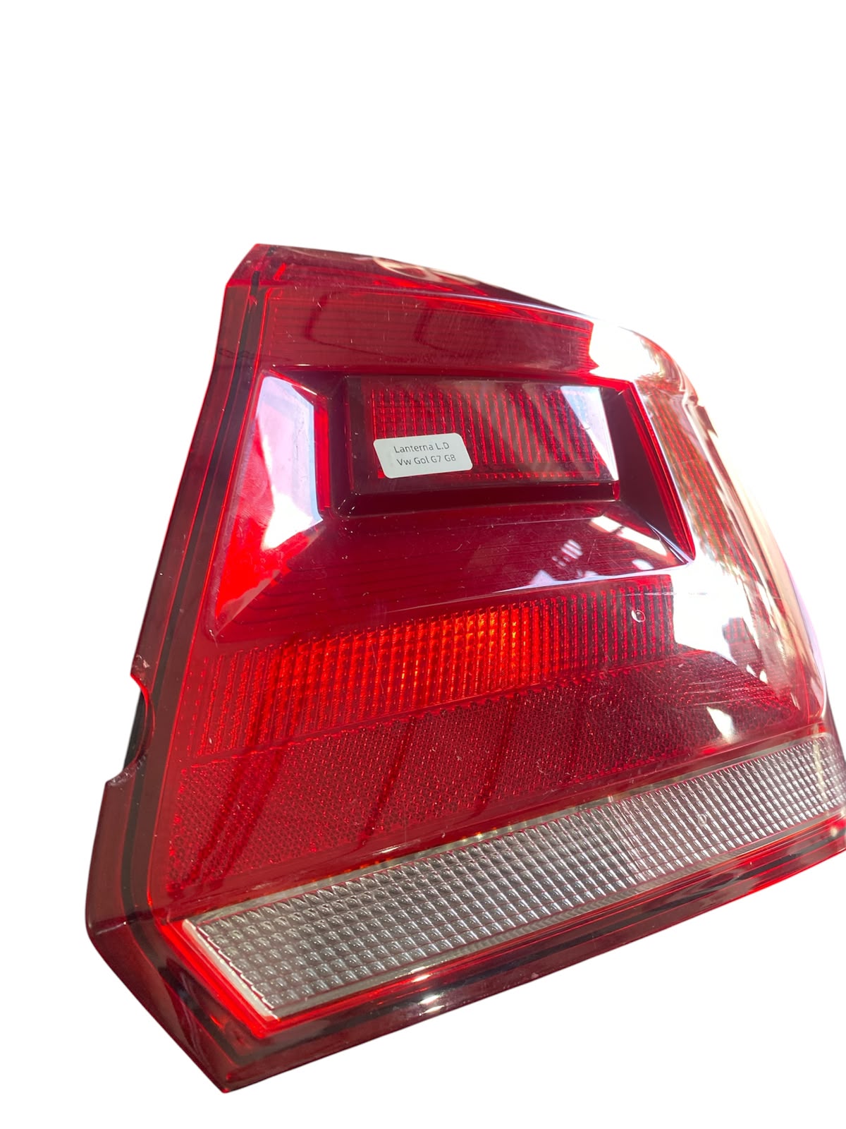 Lanterna L.d Vw Gol G7 G8 17/19 Obs Tem Detalhe Direito/passageiro Vermelho - Imagem 4